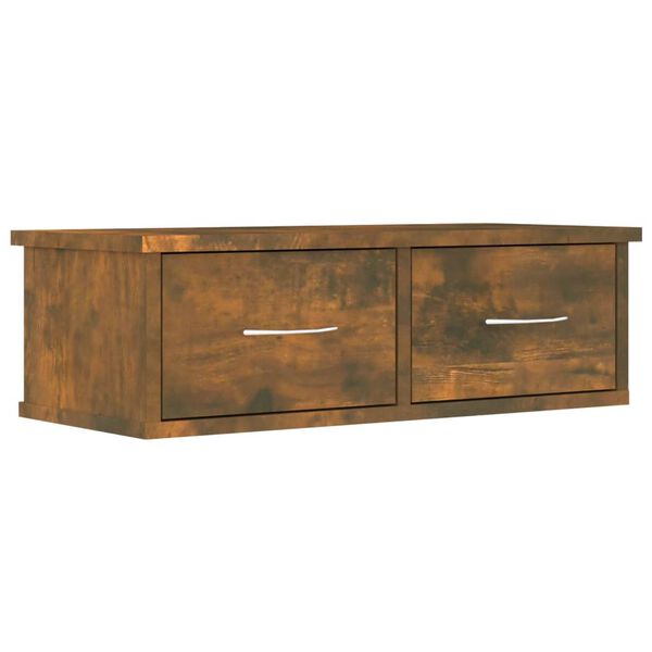 vidaXL f&uuml;st&ouml;s t&ouml;lgy sz&iacute;nű szerelt fa faliszekr&eacute;ny 60 x 26 x 18,5 cm