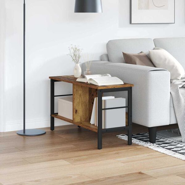 vidaXL K&ouml;nyvespolc &Ouml;reg fa 82 x 32 x 47 cm Faanyag