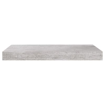 vidaXL betonszürke MDF lebegő fali polc 50 x 23 x 3,8 cm
