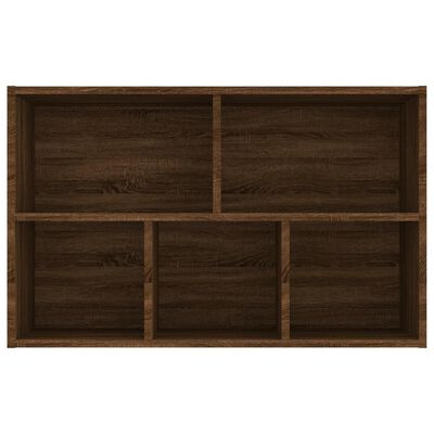 vidaXL barna tölgyszínű szerelt fa könyv-/tálalószekrény 50x25x80 cm