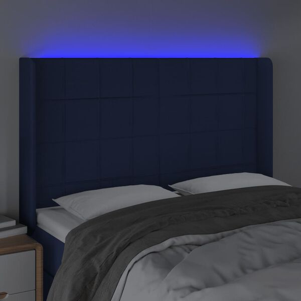 vidaXL k&eacute;k sz&ouml;vet LED-es fejt&aacute;mla 147x16x118/128 cm