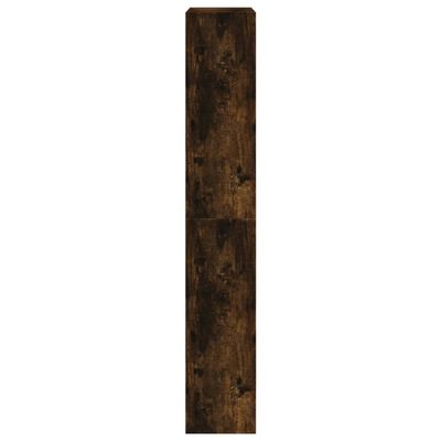 vidaXL füstös tölgyszínű szerelt fa cipőszekrény 60 x 21 x 125,5 cm