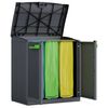 Keter Moby Compact Recycling System szürke szelektív szeméttároló