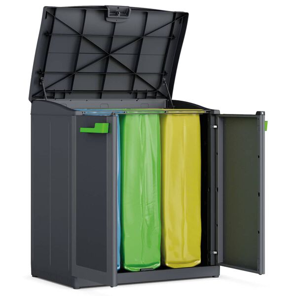 Keter Moby Compact Recycling System szürke szelektív szeméttároló