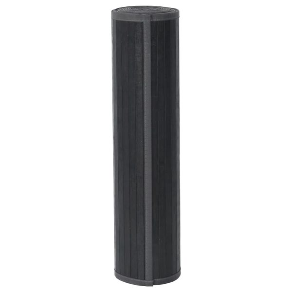 vidaXL n&eacute;gysz&ouml;gletű sz&uuml;rke bambusz szőnyeg 60 x 200 cm