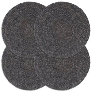 vidaXL 4 db sima s&ouml;t&eacute;tsz&uuml;rke kerek jutaal&aacute;t&eacute;t 38 cm
