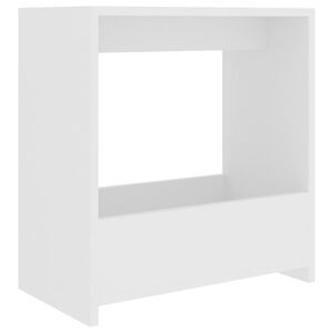 vidaXL feh&eacute;r forg&aacute;cslap kisasztal 50 x 26 x 50 cm