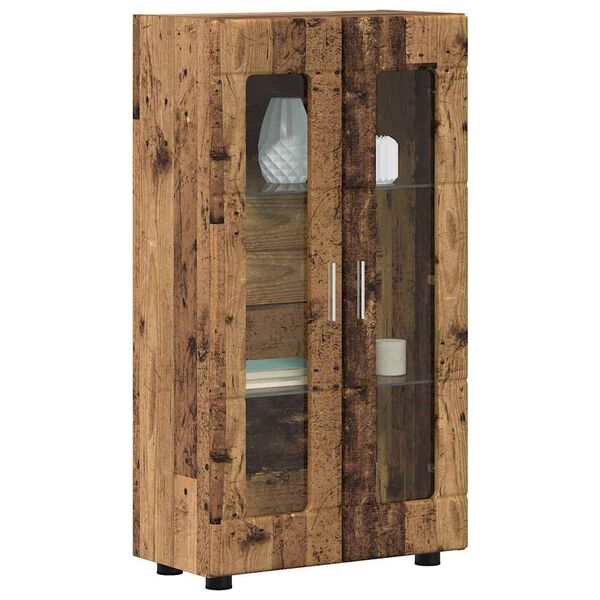 vidaXL Sz&eacute;f polcokkal FLORIN &Ouml;reg fa 55,5 x 29 x 103 cm Faanyag