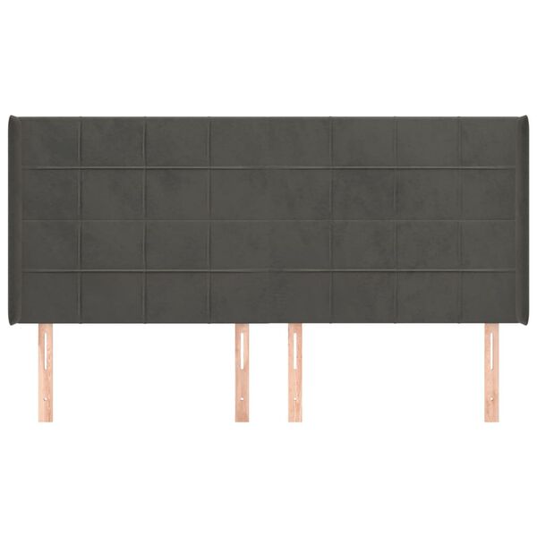 vidaXL s&ouml;t&eacute;tsz&uuml;rke b&aacute;rsony fejt&aacute;mla sz&aacute;rnyakkal 183x16x118/128 cm