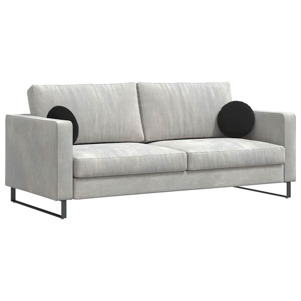 vidaXL &Uuml;lőp&aacute;rn&aacute;k 2 pcs Fekete &Oslash; 40 x 13 cm B&aacute;rsony