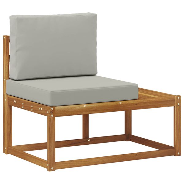 vidaXL K&uuml;lt&eacute;ri v&eacute;gleges kanap&eacute; p&aacute;rn&aacute;val Term&eacute;szetes 91 x 63 x 73 cm