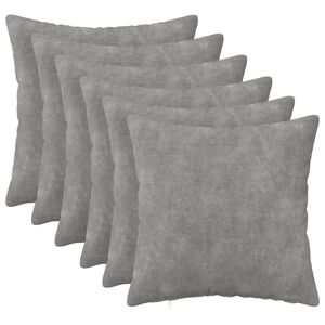 vidaXL P&aacute;rna 6 db HEERLEN Vil&aacute;gossz&uuml;rke 30 x 30 cm Mikrosz&aacute;las Pl&uuml;ss