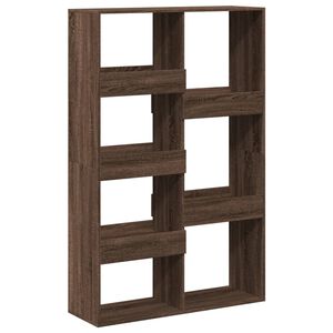 vidaXL barna t&ouml;lgy sz&iacute;nű szerelt fa k&ouml;nyvszekr&eacute;ny 100 x 33 x 155,5 cm