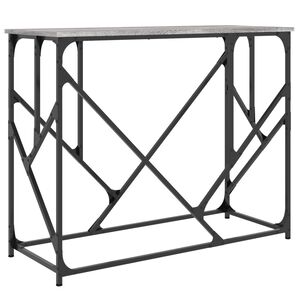 vidaXL sz&uuml;rke sonoma sz&iacute;nű szerelt fa t&aacute;lal&oacute;asztal 100x40x80 cm