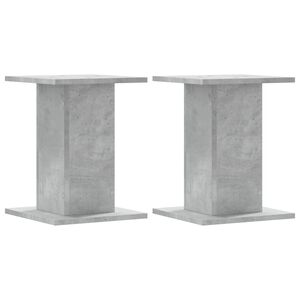 vidaXL 2 db betonsz&uuml;rke szerelt fa n&ouml;v&eacute;nytart&oacute; &aacute;llv&aacute;ny 30 x 30 x 40 cm