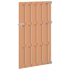 vidaXL Kerti kapu 100 x 180 cm WPC &eacute;s Alum&iacute;nium Barna