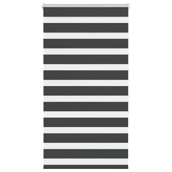 vidaXL zebraf&uuml;gg&ouml;nnyel fekete sz&ouml;vetsz&eacute;less&eacute;g 80,9 cm poli&eacute;szter