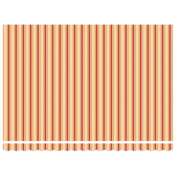 vidaXL Beh&uacute;zhat&oacute; napellenző Soksz&iacute;nű 450 &times; 300 cm Poli&eacute;szter &eacute;s f&eacute;m