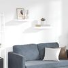 vidaXL 2 db magasf&eacute;nyű feh&eacute;r MDF lebegő fali polc 40 x 23 x 3,8 cm