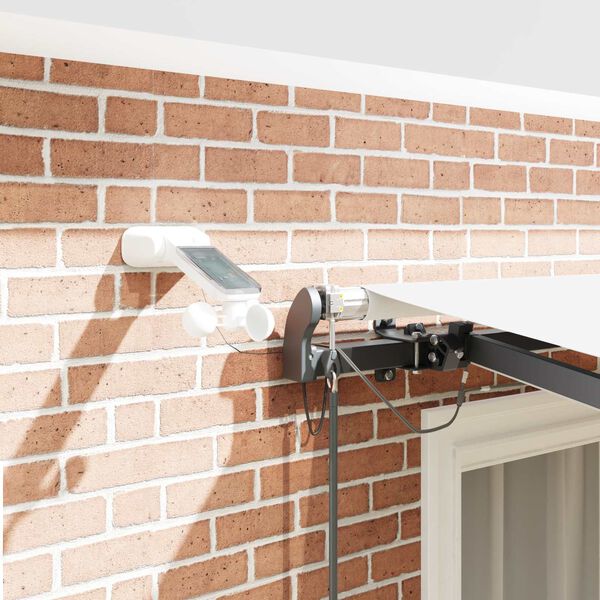 vidaXL Napernyő Anyag tartalmaz Feh&eacute;r 300 x 250 cm Poli&eacute;szter