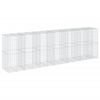 vidaXL horganyzott vas gabion kos&aacute;r fed&eacute;llel 650 x 100 x 200 cm