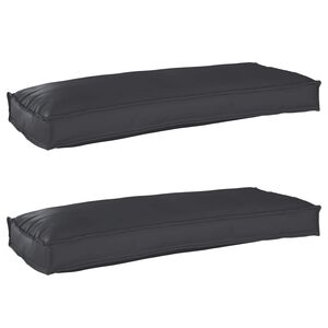 vidaXL Raklap p&aacute;rna k&eacute;szlet 2 pcs Fekete 100 x 40 x 8 cm Oxford Sz&ouml;vet