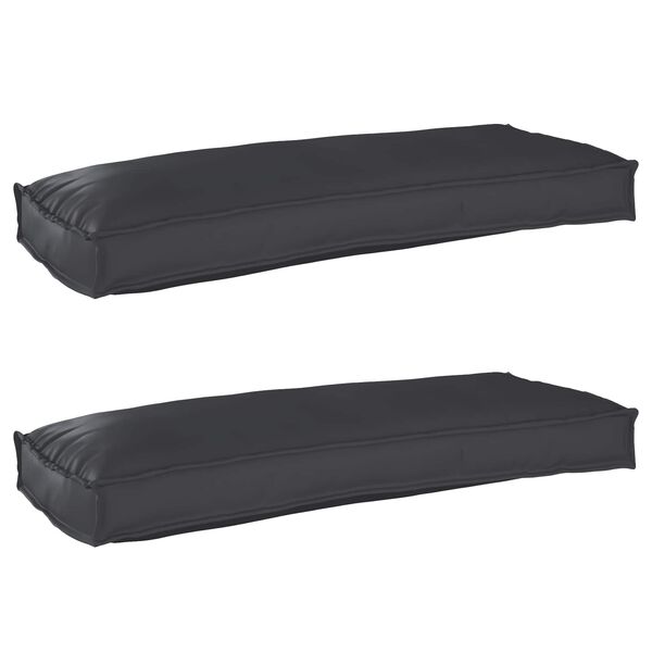 vidaXL Raklap p&aacute;rna k&eacute;szlet 2 pcs Fekete 100 x 40 x 8 cm Oxford Sz&ouml;vet