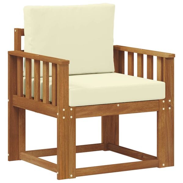 vidaXL K&uuml;lt&eacute;ri kanap&eacute; T&ouml;m&ouml;r ak&aacute;cfa &eacute;s poli&eacute;szter Term&eacute;szetes