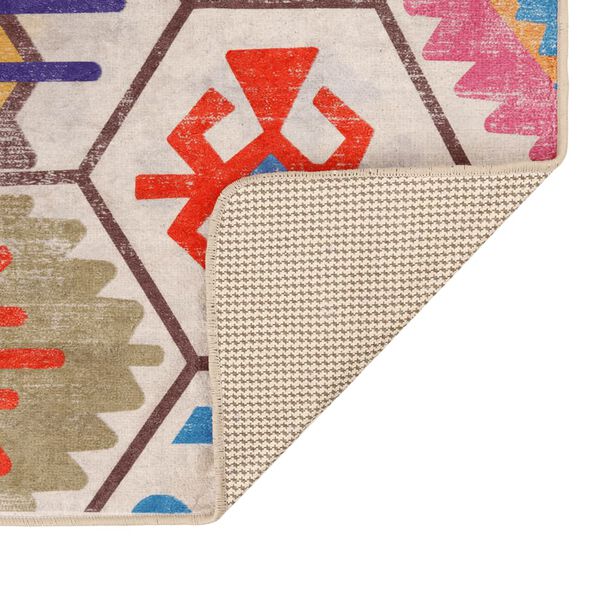 vidaXL t&ouml;bbsz&iacute;nű moshat&oacute; cs&uacute;sz&aacute;sg&aacute;tl&oacute; szőnyeg 120 x 180 cm