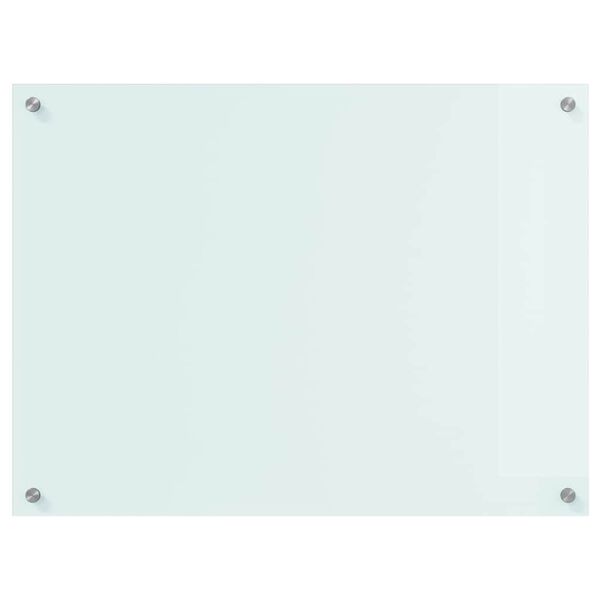 vidaXL Konyhai splashback Feh&eacute;r 80 x 60 cm edzett &uuml;veg