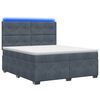 vidaXL Boxspring &aacute;gy matraccal S&ouml;t&eacute;tsz&uuml;rke 140 x 200 cm B&aacute;rsony