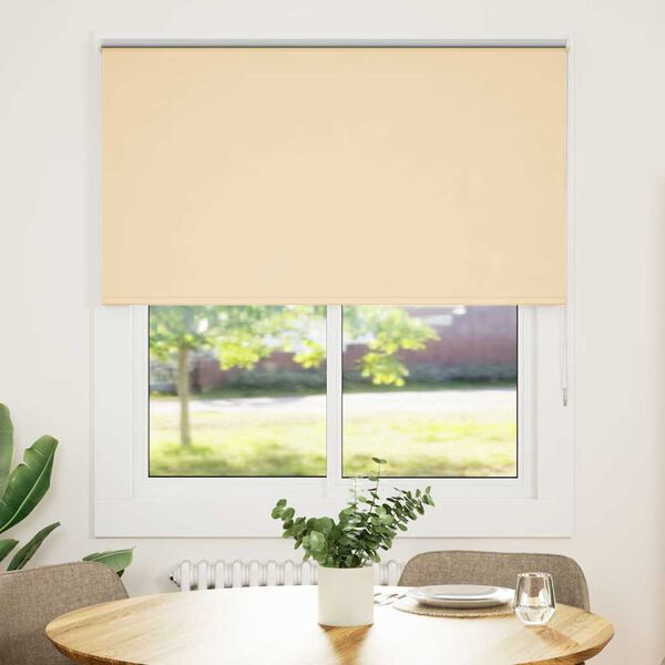 vidaXL redőny Blackout 140x130 cm sz&ouml;vetsz&eacute;less&eacute;g 136,6 cm poli&eacute;szter