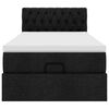 vidaXL Ottom&aacute;n &aacute;gykeret matraccal fekete 90x190cm sz&ouml;vet