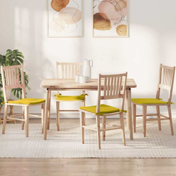 vidaXL &Uuml;lőp&aacute;rn&aacute;k 4 pcs S&aacute;rga 40 x 40 x 3 cm B&aacute;rsony