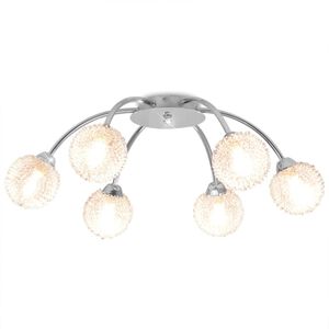 vidaXL mennyezeti l&aacute;mpa 6 db 240 W-os G9-es LED izz&oacute;val