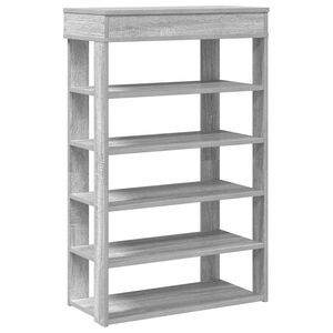 vidaXL sz&uuml;rke sonoma sz&iacute;nű szerelt fa cipőtart&oacute; 60x30x98 cm