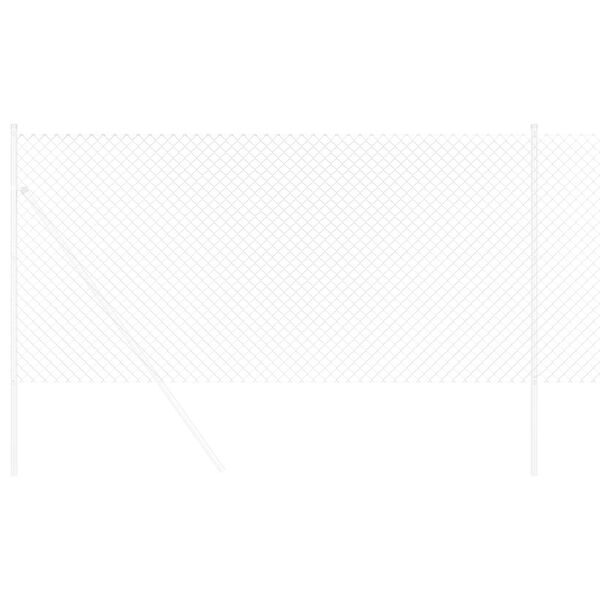 vidaXL L&aacute;ncszem Ker&iacute;t&eacute;s Ez&uuml;st 10 x 1 m Horganyzott ac&eacute;l