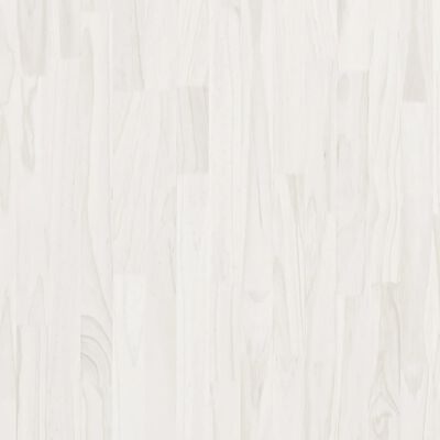 vidaXL háromszintes fehér tömör fenyőfa könyvszekrény 80 x 30 x 105 cm