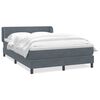 vidaXL s&ouml;t&eacute;tsz&uuml;rke b&aacute;rsony rug&oacute;s &aacute;gy matraccal 160x210 cm