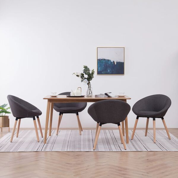 vidaXL 4 db s&ouml;t&eacute;tsz&uuml;rke sz&ouml;vet &eacute;tkezősz&eacute;k