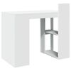 vidaXL fehér szerelt fa irodai asztal 103,5 x 56,5 x 94 cm