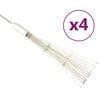 vidaXL 4 db k&uuml;lt&eacute;ri kar&aacute;csonyi t&ouml;bbsz&iacute;nű tűzij&aacute;t&eacute;kl&aacute;mpa 560 LED 20 cm