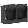 vidaXL Ny&uacute;l Etető Fekete 64,5 x 25,5 x 45,5 cm 6 kg