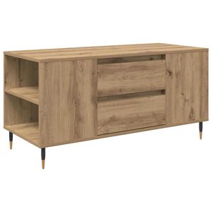 vidaXL Doh&aacute;nyz&oacute;asztal Artisan t&ouml;lgy 102 x 44,5 x 50 cm Szerelt Fa