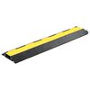 vidaXL 2 csatorn&aacute;s gumi k&aacute;belv&eacute;dő r&aacute;mpa 101,5 cm