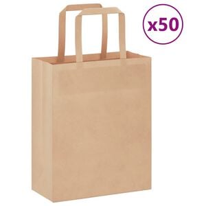 vidaXL 50 db barna pap&iacute;rzacsk&oacute;k foganty&uacute;kkal 18x8x22 cm