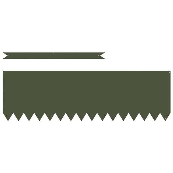 vidaXL Fűszeg&eacute;lyez&eacute;s 20 pcs Olajz&ouml;ld 100 x 0.05 x 20 cm