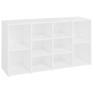 vidaXL feh&eacute;r szerelt fa cipőt&aacute;rol&oacute; pad 103 x 30 x 55 cm