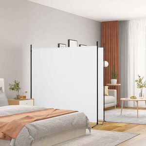 vidaXL 2 paneles feh&eacute;r sz&ouml;vet t&eacute;relv&aacute;laszt&oacute; 348x180 cm
