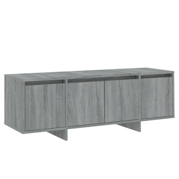 vidaXL szürke sonoma színű szerelt fa TV-szekrény 120x30x40,5 cm